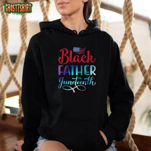 Mens Black Father Day Gift juneteenth T-Shirt