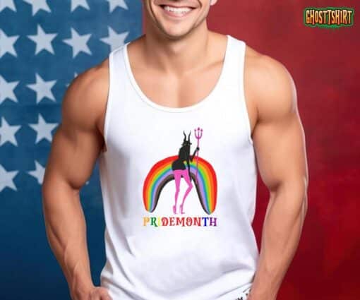 Pride Month Demon LGBT Gay Pride Month Transgender Lesbian T-Shirt