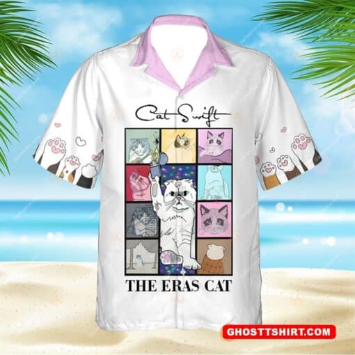 Taylor Swift Cat Shirt Karma Is A Cat Best Hawaiian Shirt