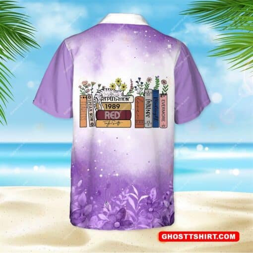 Taylor’s Version Shirt Lavender The Eras Tour Best Hawaiian Shirts