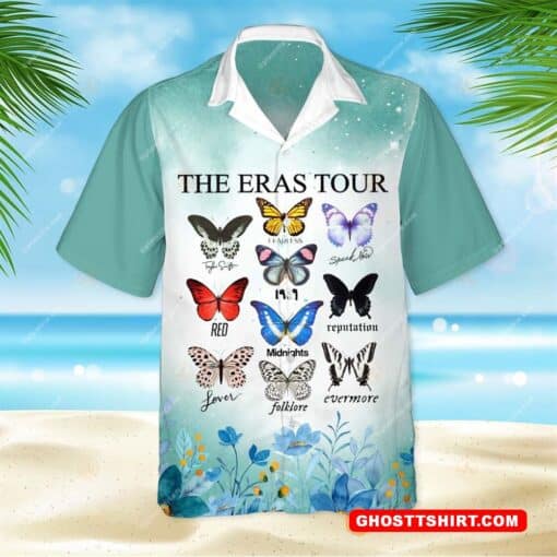 Taylor’s Version Shirt Teal The Eras Tour Best Hawaiian Shirts