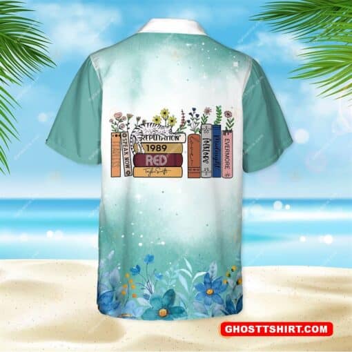 Taylor’s Version Shirt Teal The Eras Tour Best Hawaiian Shirts