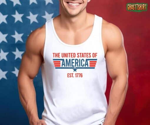 The United States of America Est July 4th 1776 Patriotic USA T-Shirt