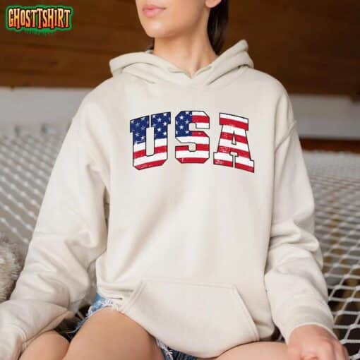 USA Patriotic American Flag For Men Women Kids Boys Girls US T-Shirt