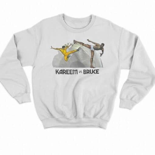 Kareem vs Bruce Lee Shirt, Kareem Abdul Jabbar Shirt, Bruce Lee Shirt