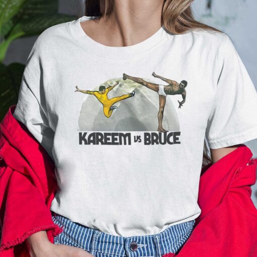 Kareem vs Bruce Lee Shirt, Kareem Abdul Jabbar Shirt, Bruce Lee Shirt