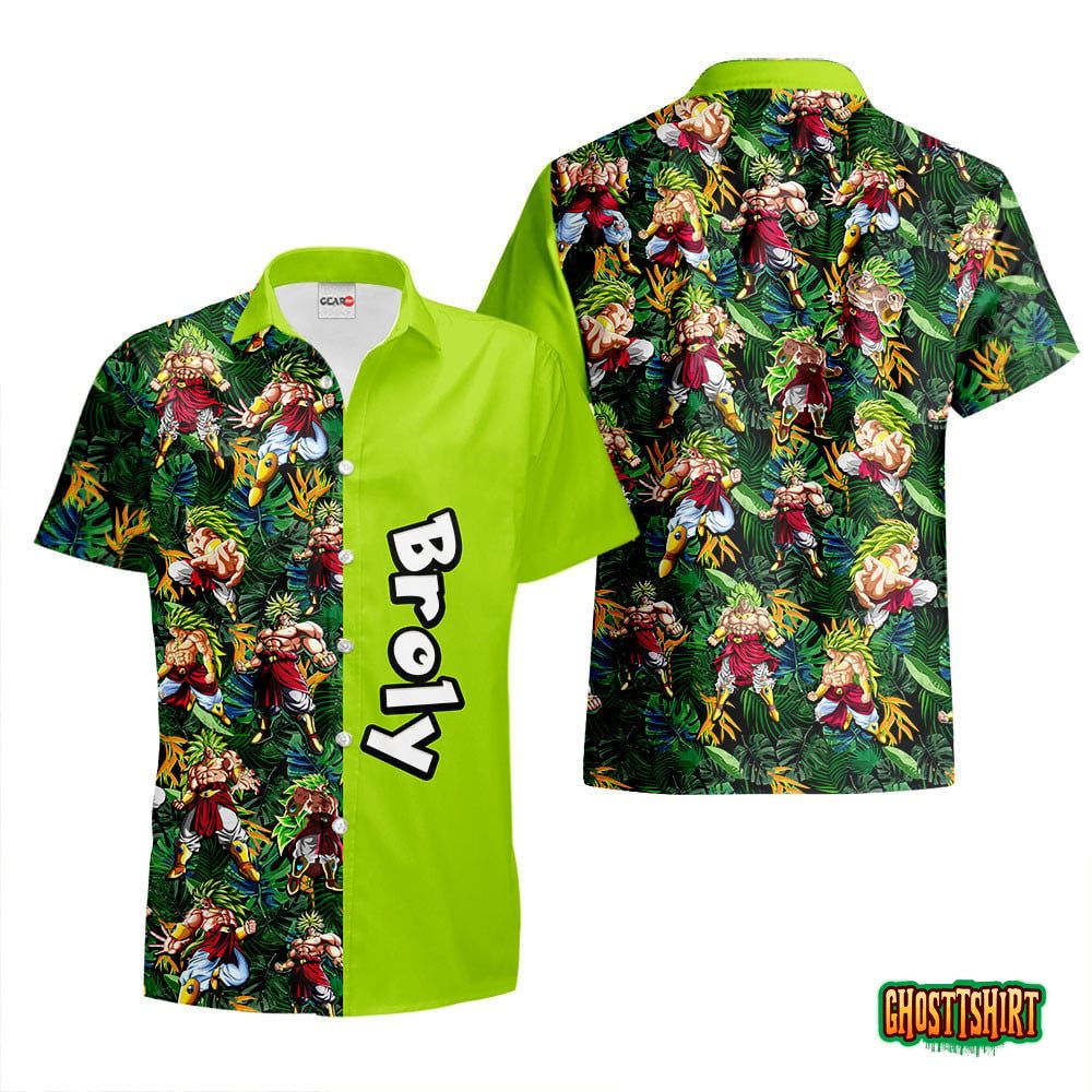 Broly Anime Hawaiian Shirts