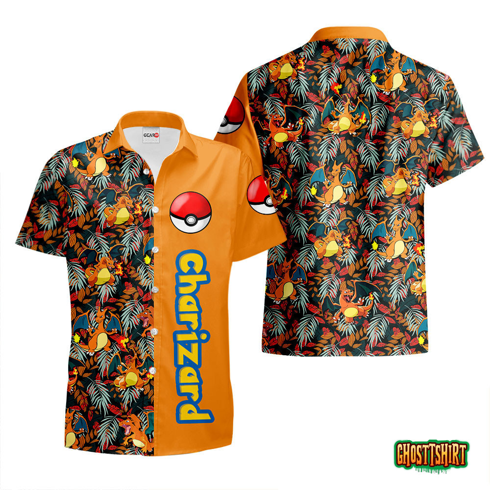 Charizard Anime Hawaiian Shirts