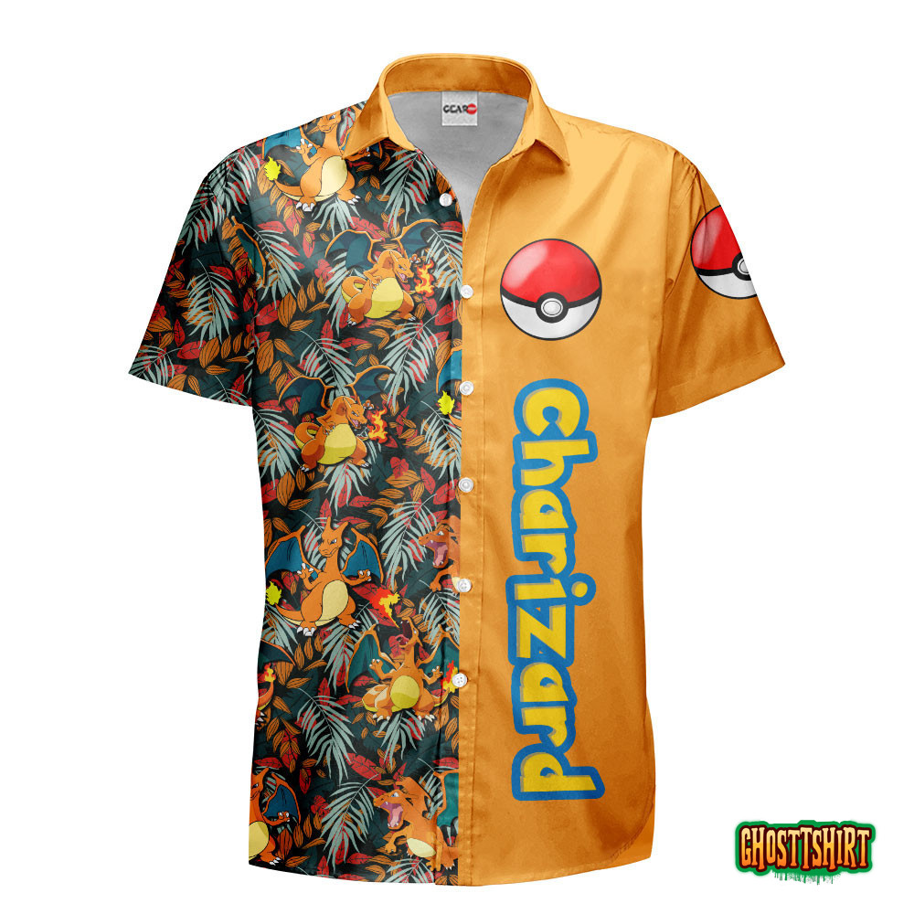 Charizard Anime Hawaiian Shirts