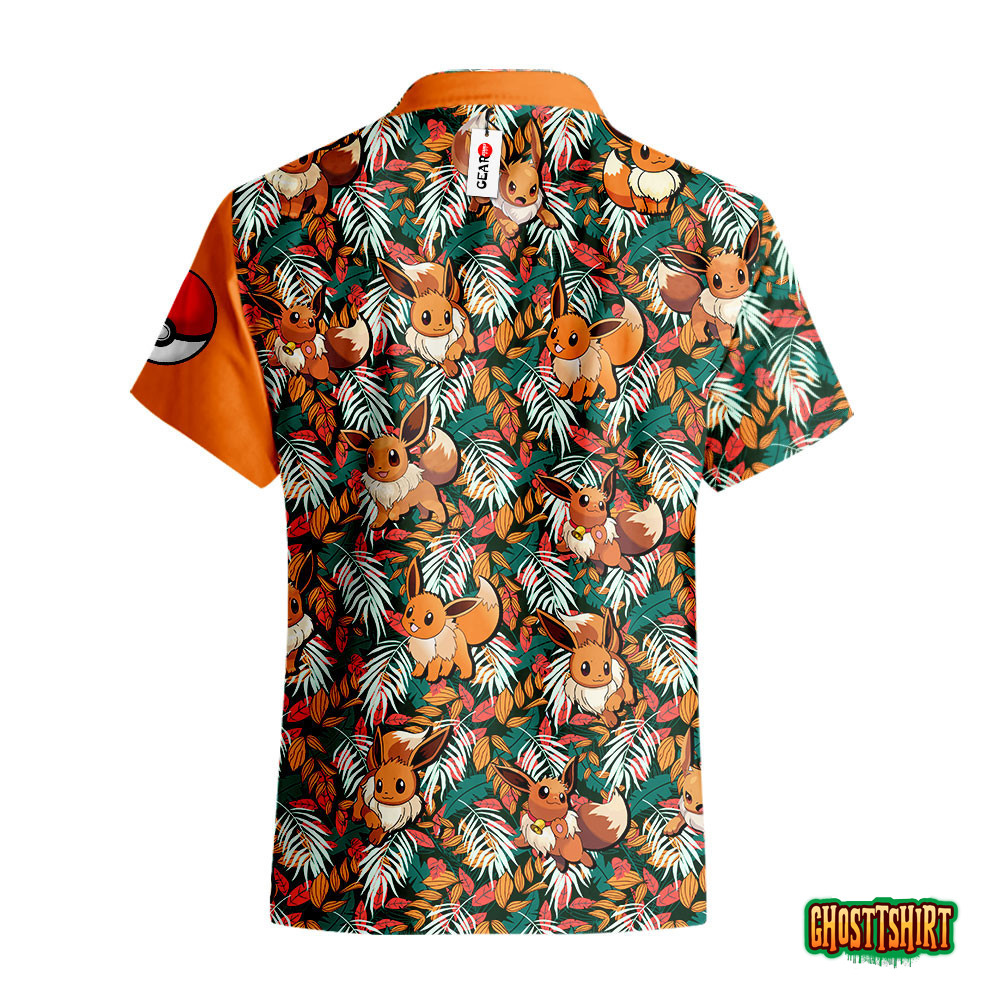 Eevee Anime Hawaiian Shirts