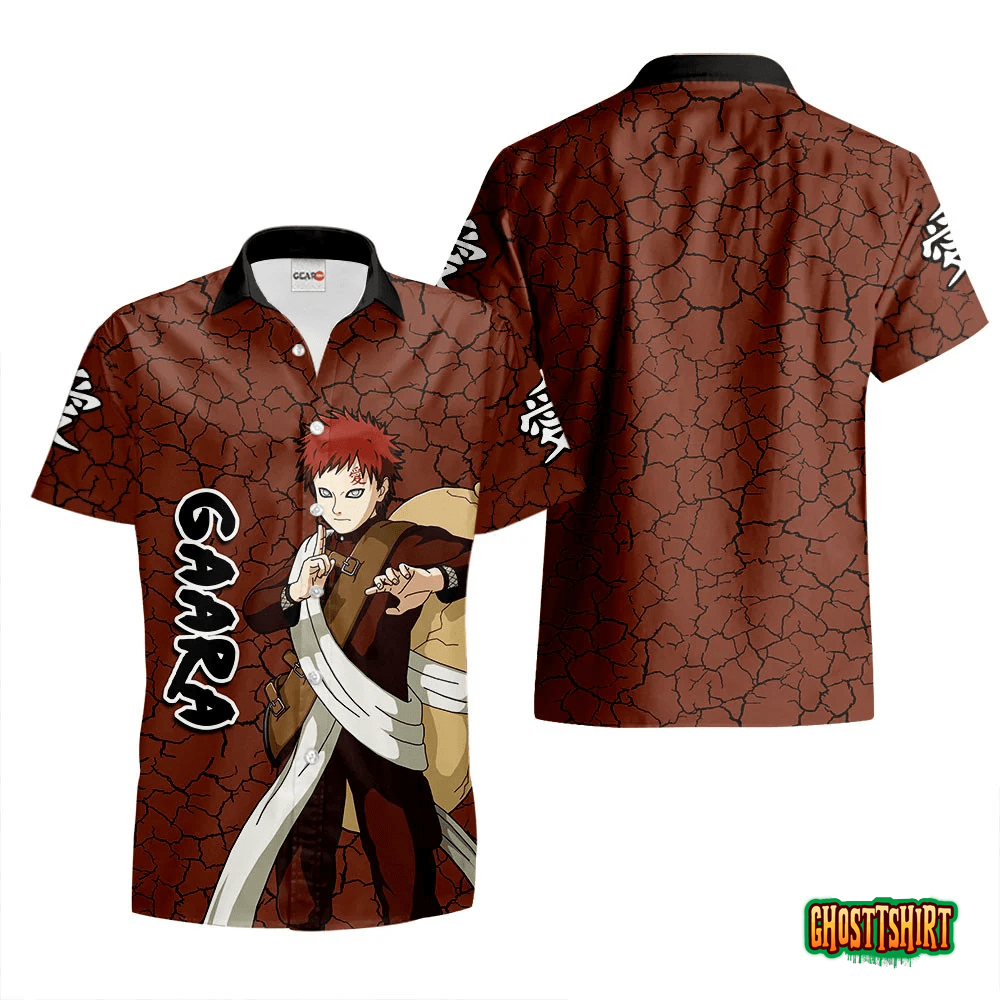 Gaara Anime Hawaiian Shirts