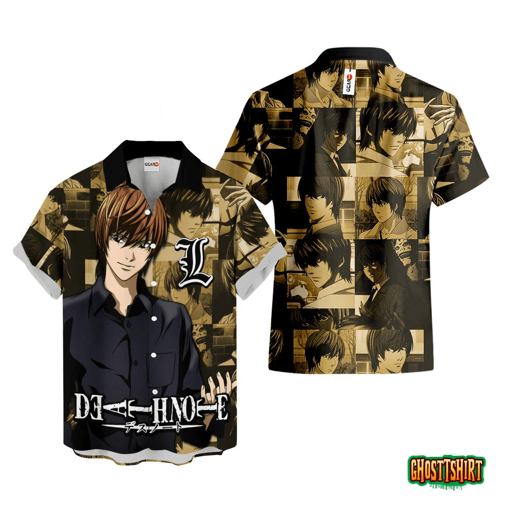 Light Yagami Anime Hawaiian Shirts