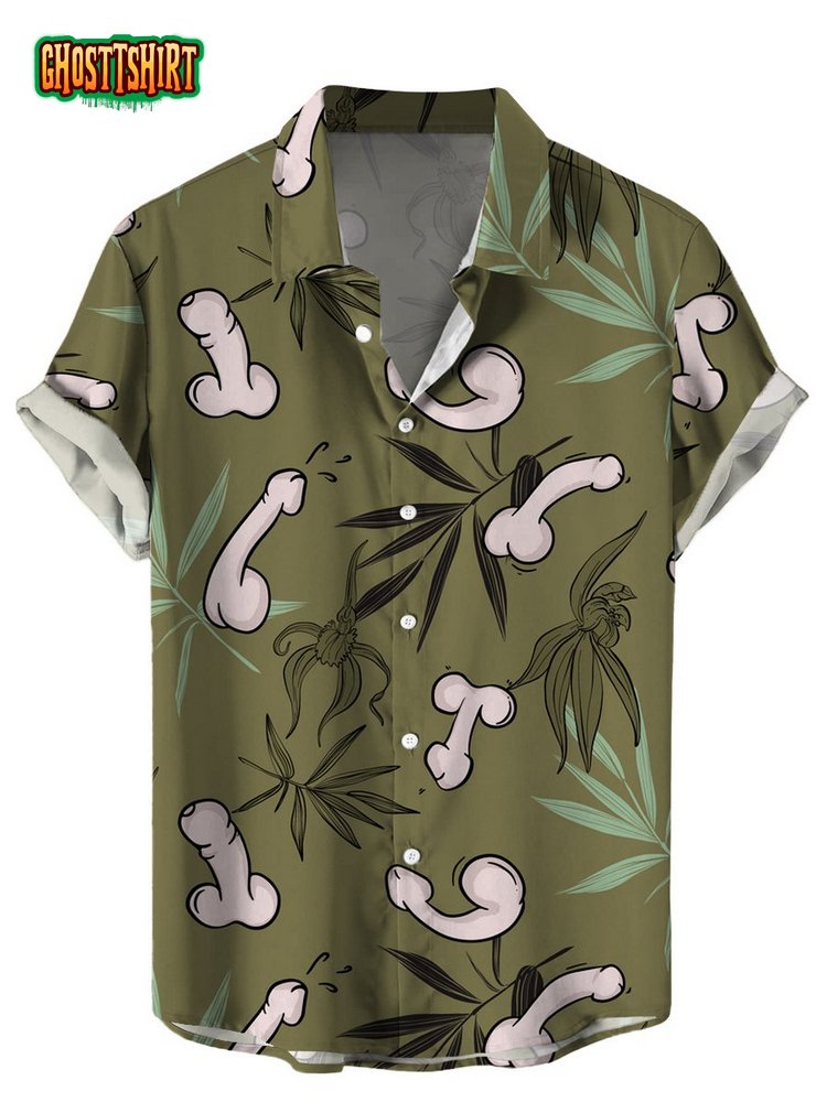 Penis Hawaiian Shirt And Shorts Penis Shirt Unique Hawaiian Shirts