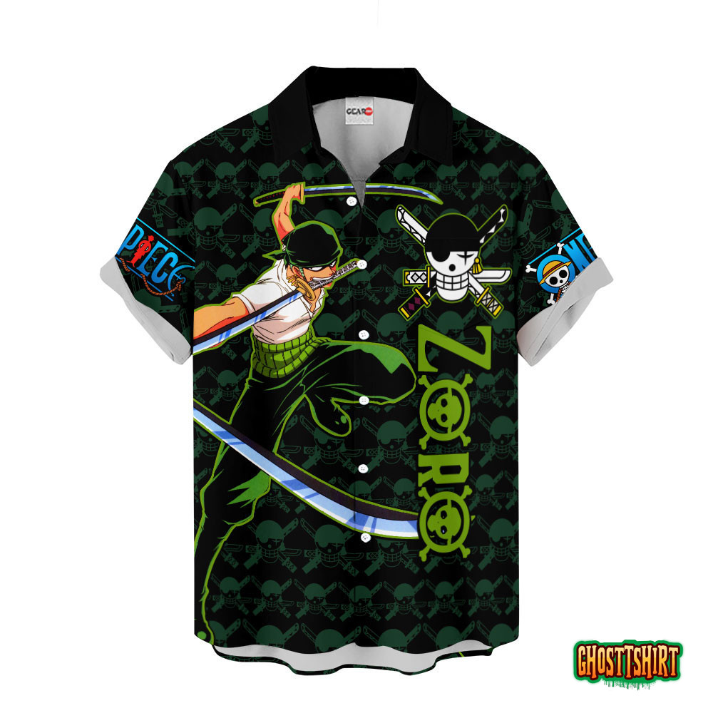 Roronoa Zoro Anime Hawaiian Shirts