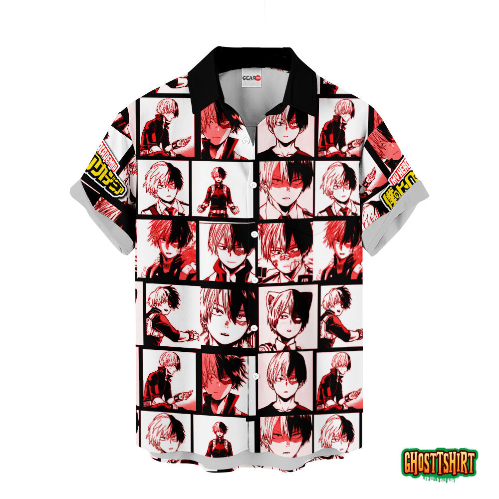 Shoto Todoroki Anime Hawaiian Shirts