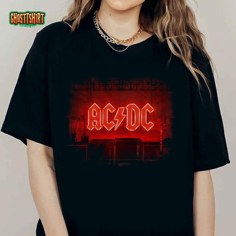 AC DC PWR UP Stage And Tracklist T-Shirt