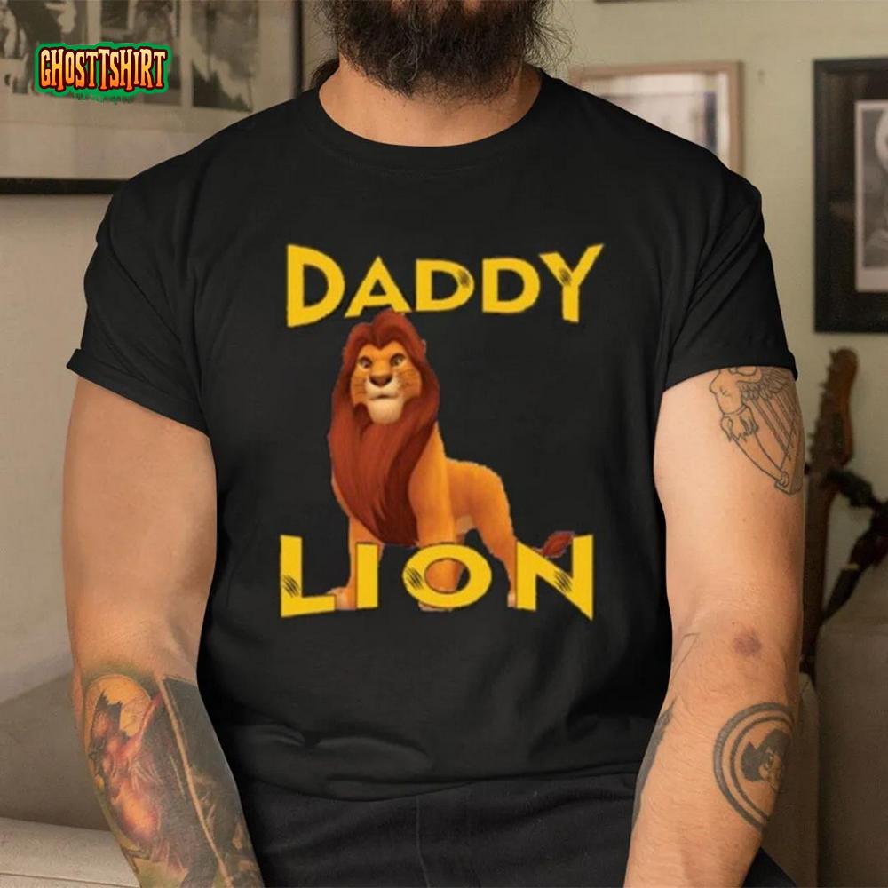 Baby Lion Daddy Lion Mommy Lion T-shirt Family Member Tee Shirt