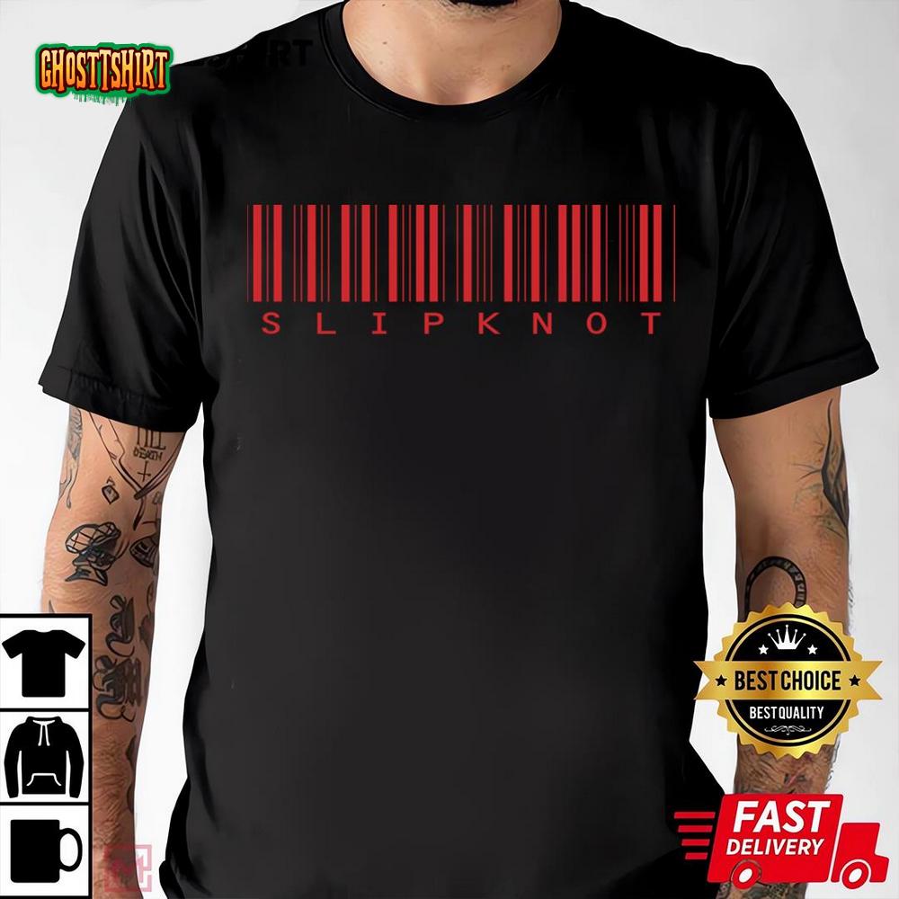 Blood Red Barcode Slipknot T-Shirt