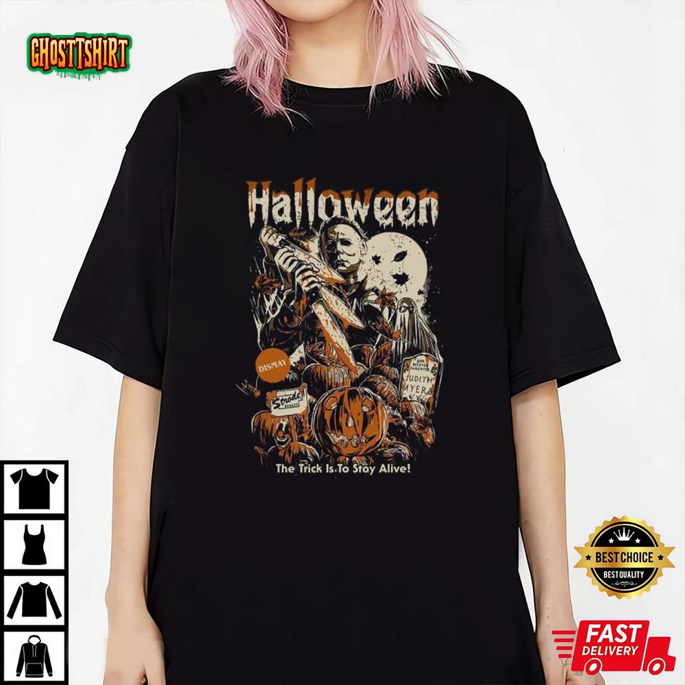 Classic Horror Movie Killers Tee, Halloween Michael Myers Shirt 