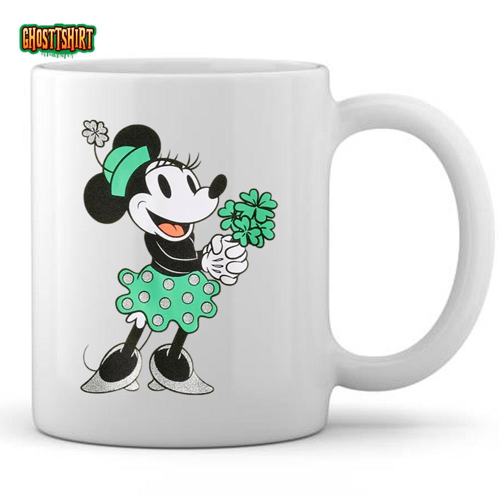 Disneys Minnie Mouse St Patricks Day T Shirt For Girls