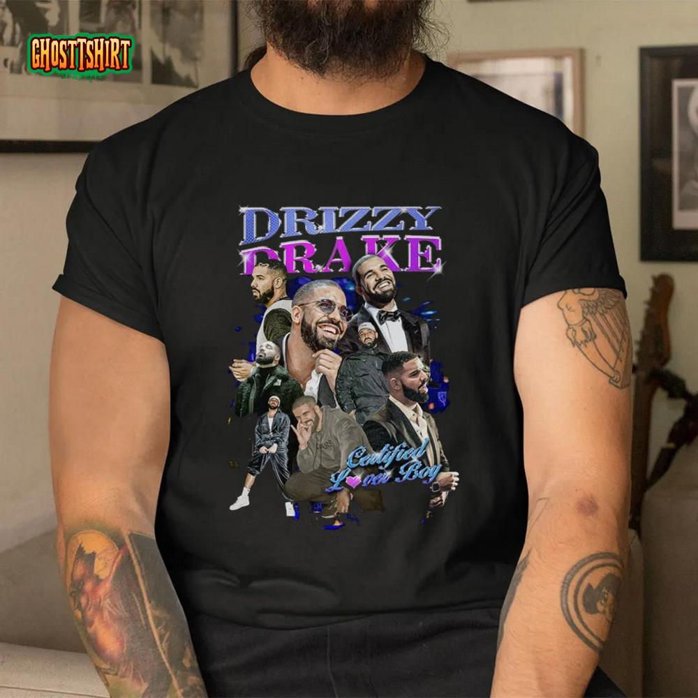Drake-Bootleg Oversize Black T-shirt Drizzy Rare