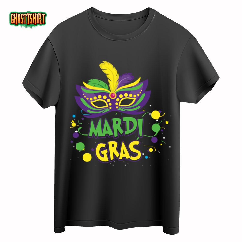 Funny Marks Mardi Gras T-Shirts For Women