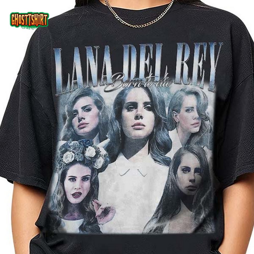 Lana Del Rey Merch T-shirt With Lyrics From NFR, Lust For Life, Born To ...