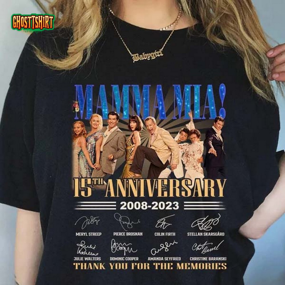Mamma Mia Shirt Vintage Mamma Mia Movie Shirt Mamma Mia 15th ...