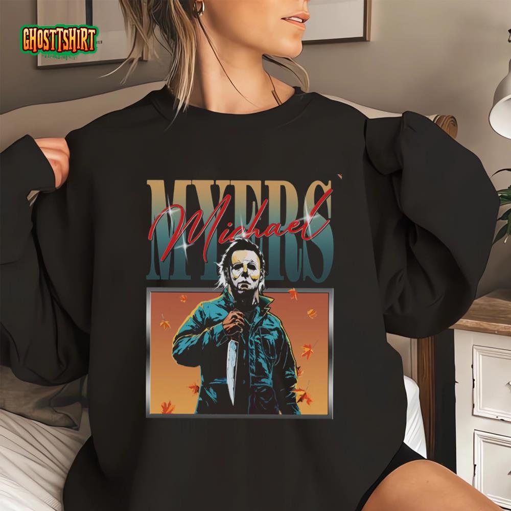 Michael Myers Vintage Horror Halloween Shirt, Myers Thriller T-shirt Friday The 13th Horror, Stranger Shirt