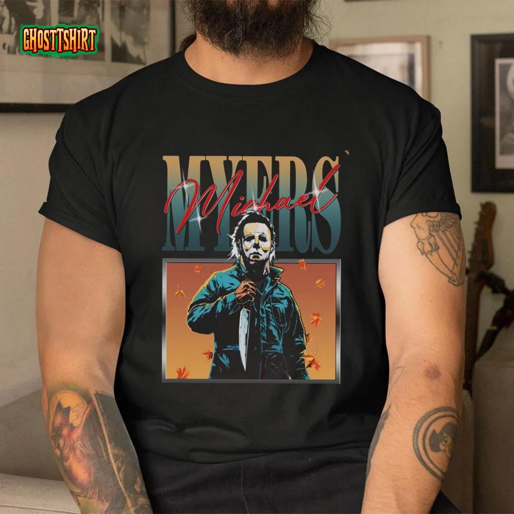 Michael Myers Vintage Horror Halloween Shirt, Myers Thriller T-shirt Friday The 13th Horror, Stranger Shirt