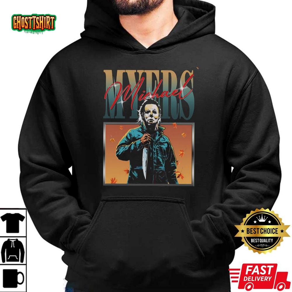 Michael Myers Vintage Horror Halloween Shirt, Myers Thriller T-shirt Friday The 13th Horror, Stranger Shirt
