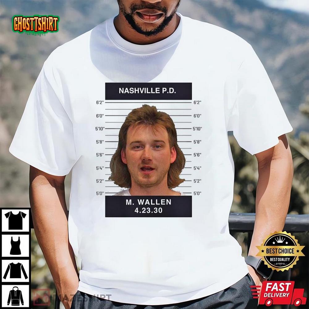 Morgan Wallen Mugshot T-Shirt