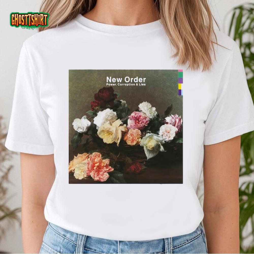 New Order Shirt, Power Corruption Lies, Vintage 80s Shirt