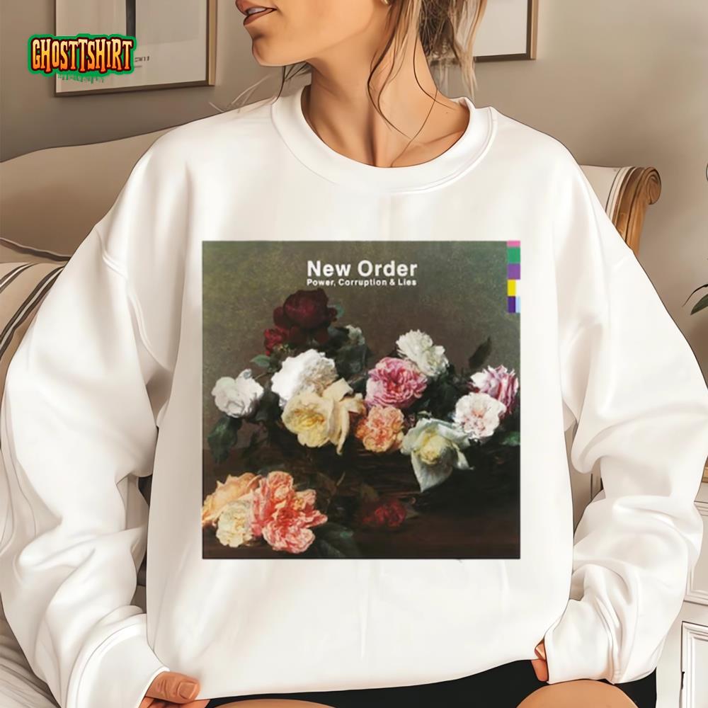 New Order Shirt, Power Corruption Lies, Vintage 80s Shirt