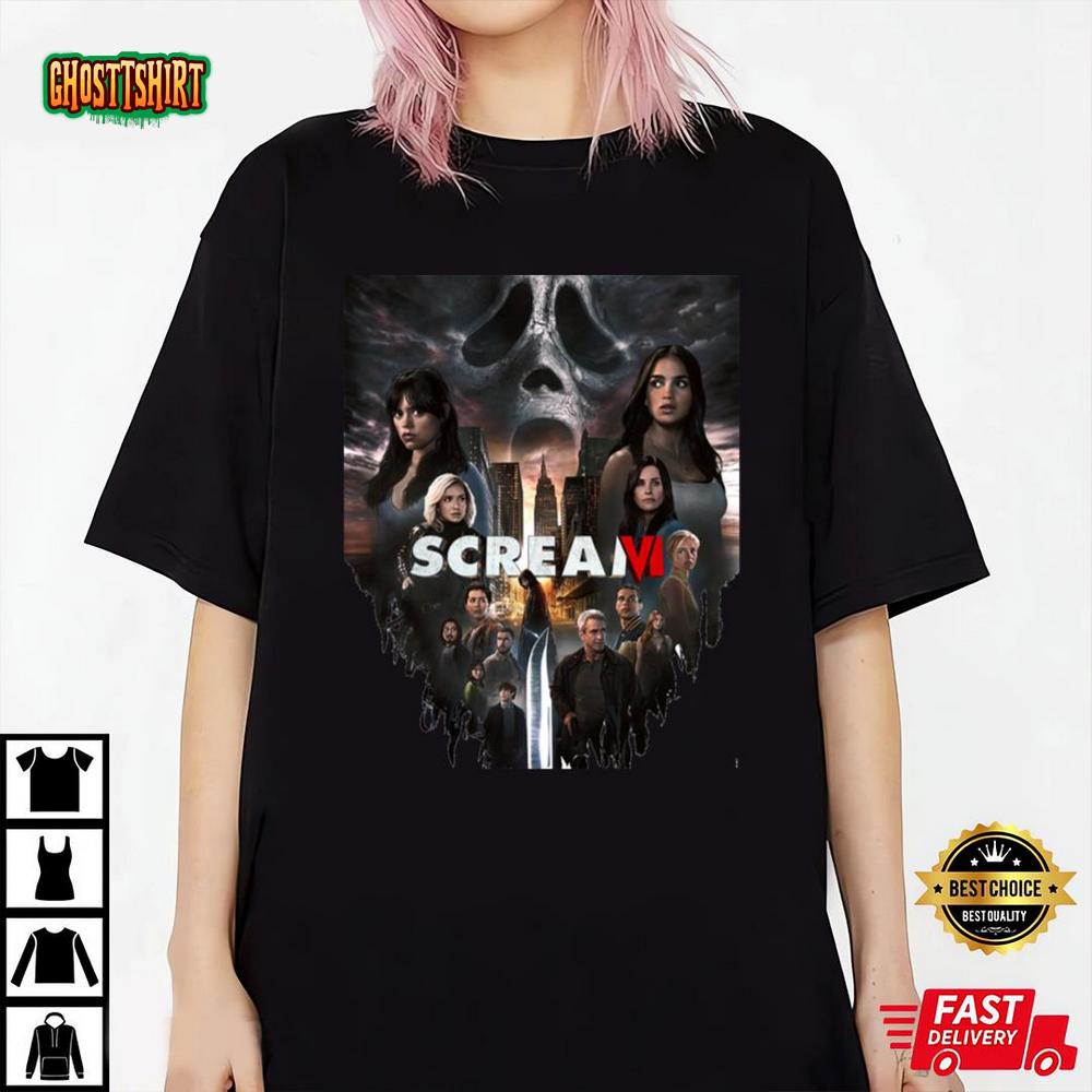 Scream 6 Movie Tshirt, Scream 6 2023 Movie Tshirt