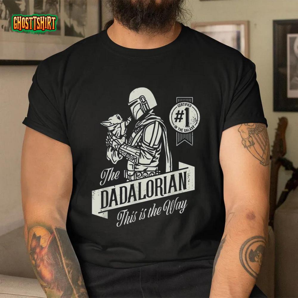 Star Wars The Mandalorian and Grogu Dadalorian T-Shirt