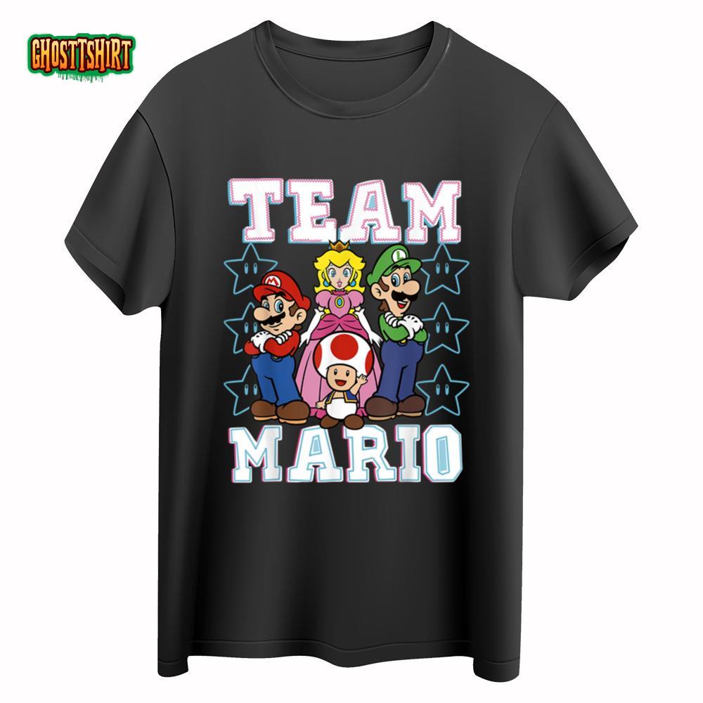 Super Mario Team Mario T-Shirt