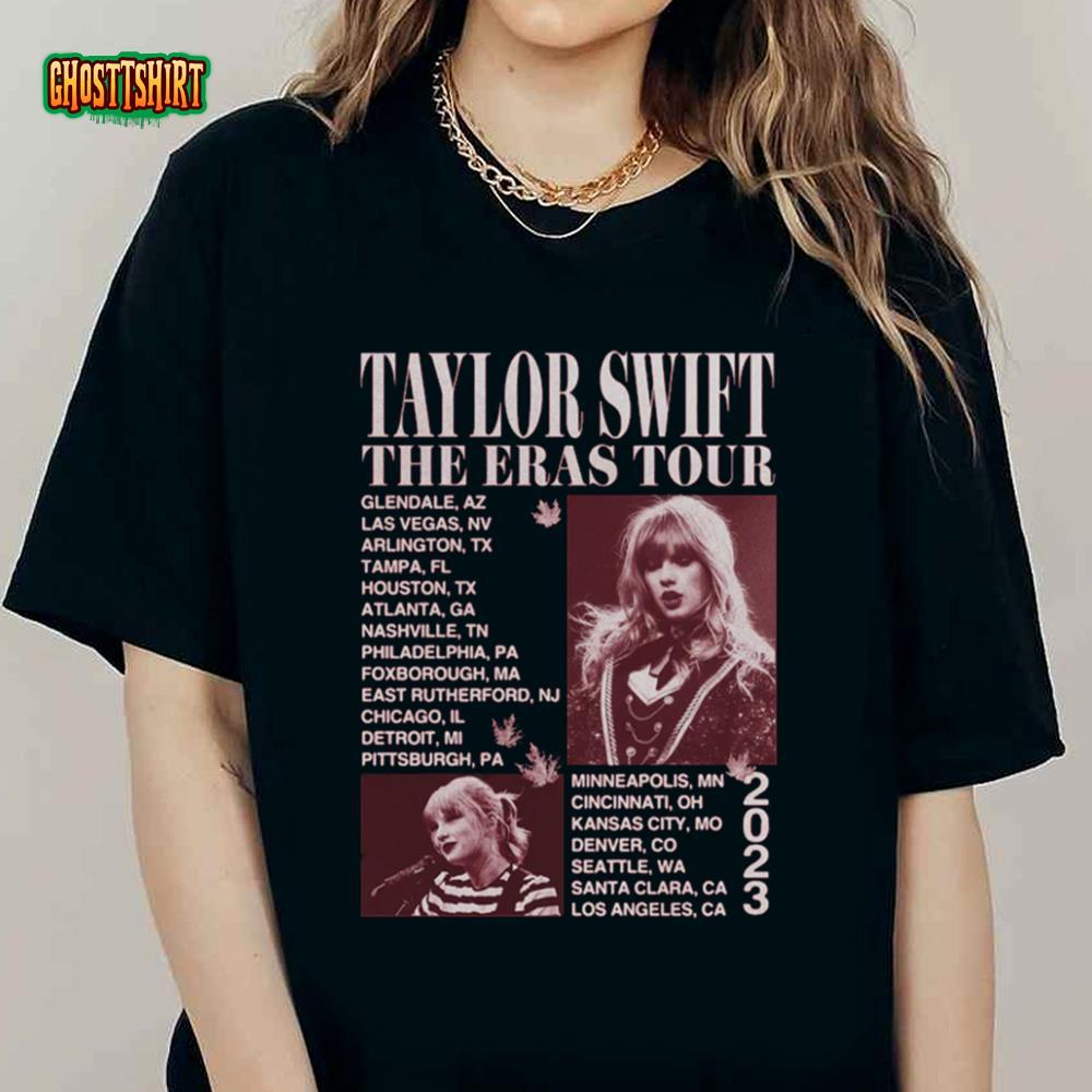 Taylor Swift The Eras Tour Red Taylor's Version Album T-shirt