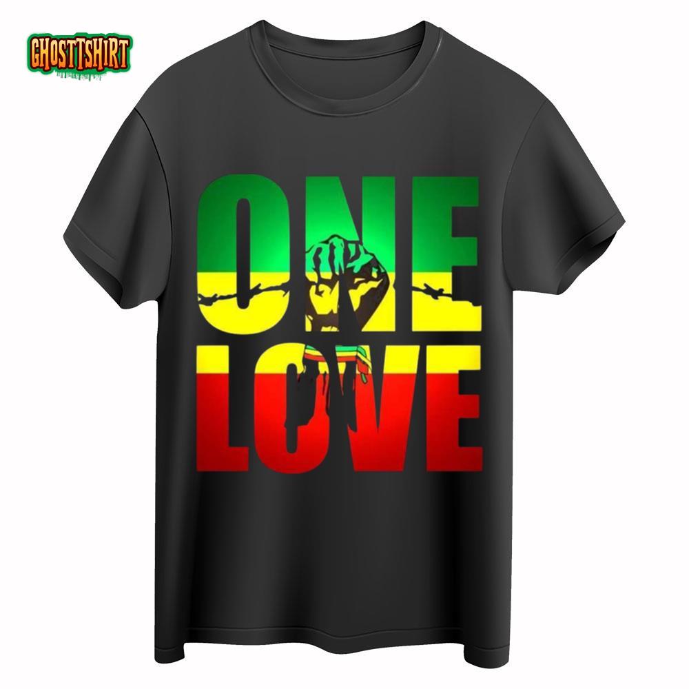 Vintage Men's Bob Marley One Love T-Shirt