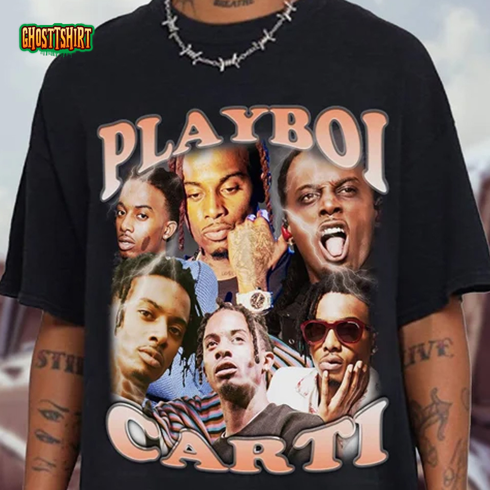 Vintage Playboi Carti Rap Tee Shirt