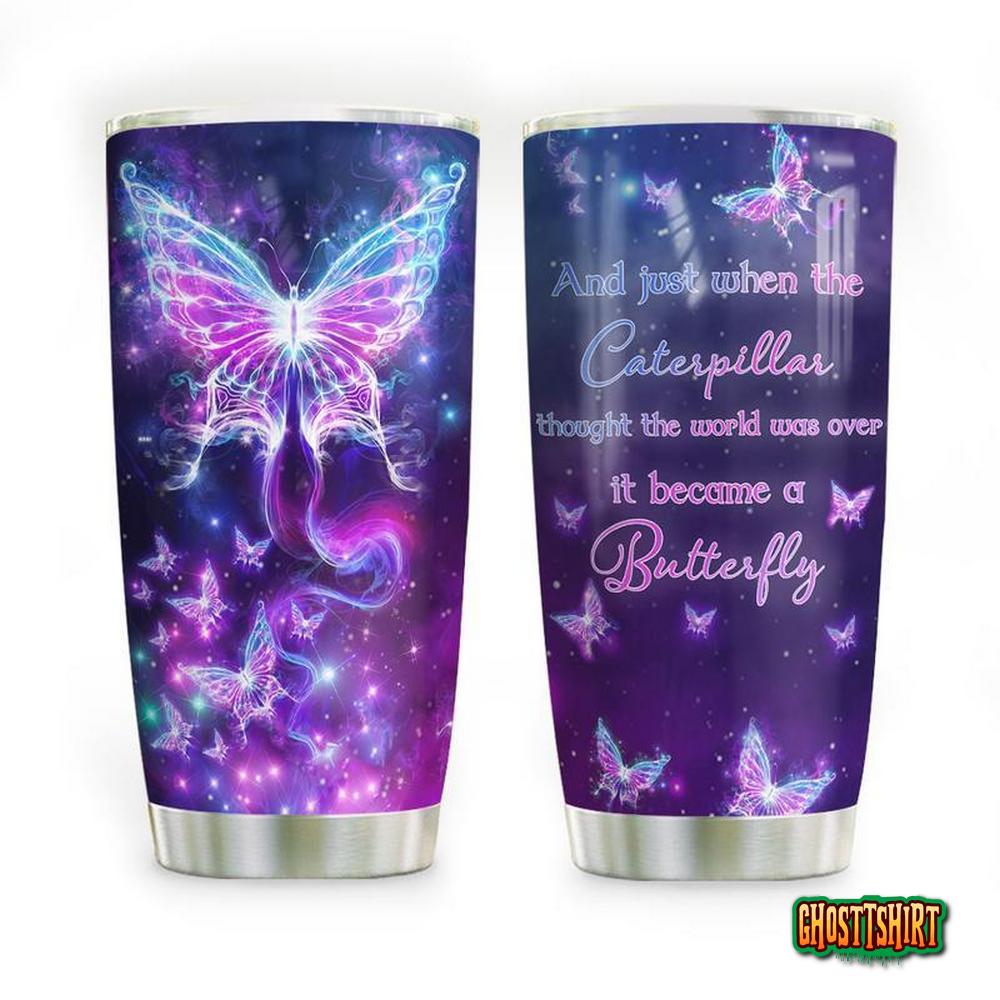 Butterfly Stainless Steel Tumbler Ver 4