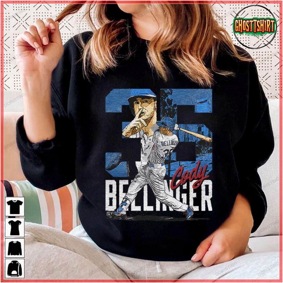 Colorful Art Of Cody Bellinger Vintage Retro Baseball Tshirt Sweatshirt Hoodie