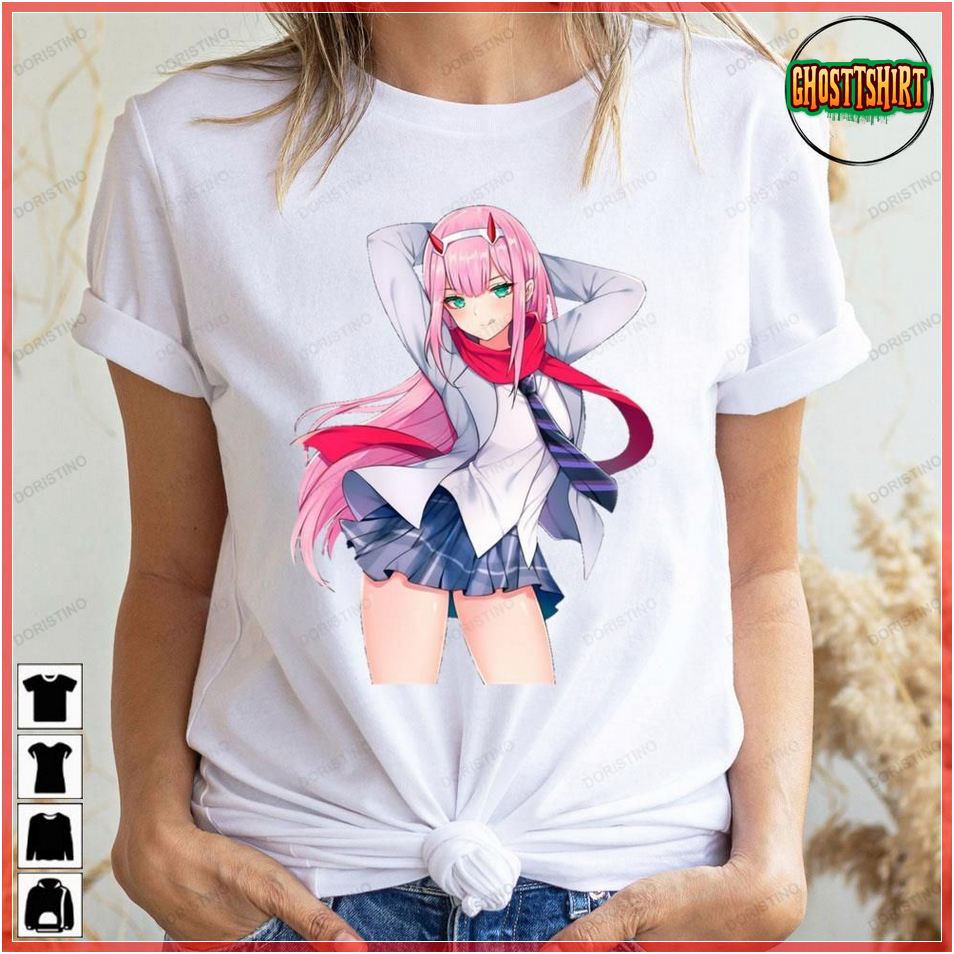 Dancing Girl Zero Two Darling In The Franxx Tshirt Sweatshirt Hoodie