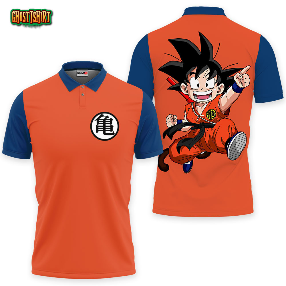 Goku Kid Polo Shirts Custom Great Gift