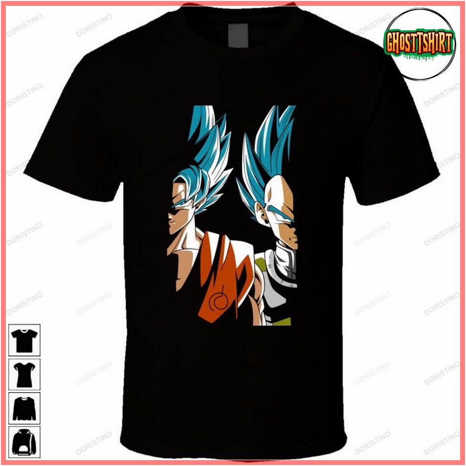 Hot New Dragon Ball Super Saiyan Goku Vegeta Black Tshirt Sweatshirt Hoodie