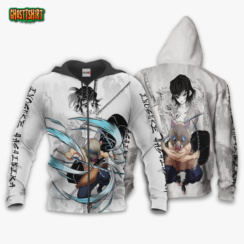 Inosuke Hoodie Custom Anime