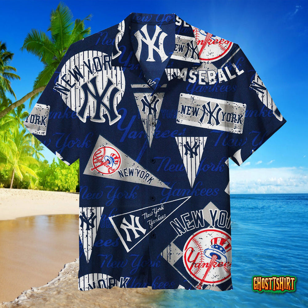 Mlb New York Yankees Aloha Hawaiian Shirt