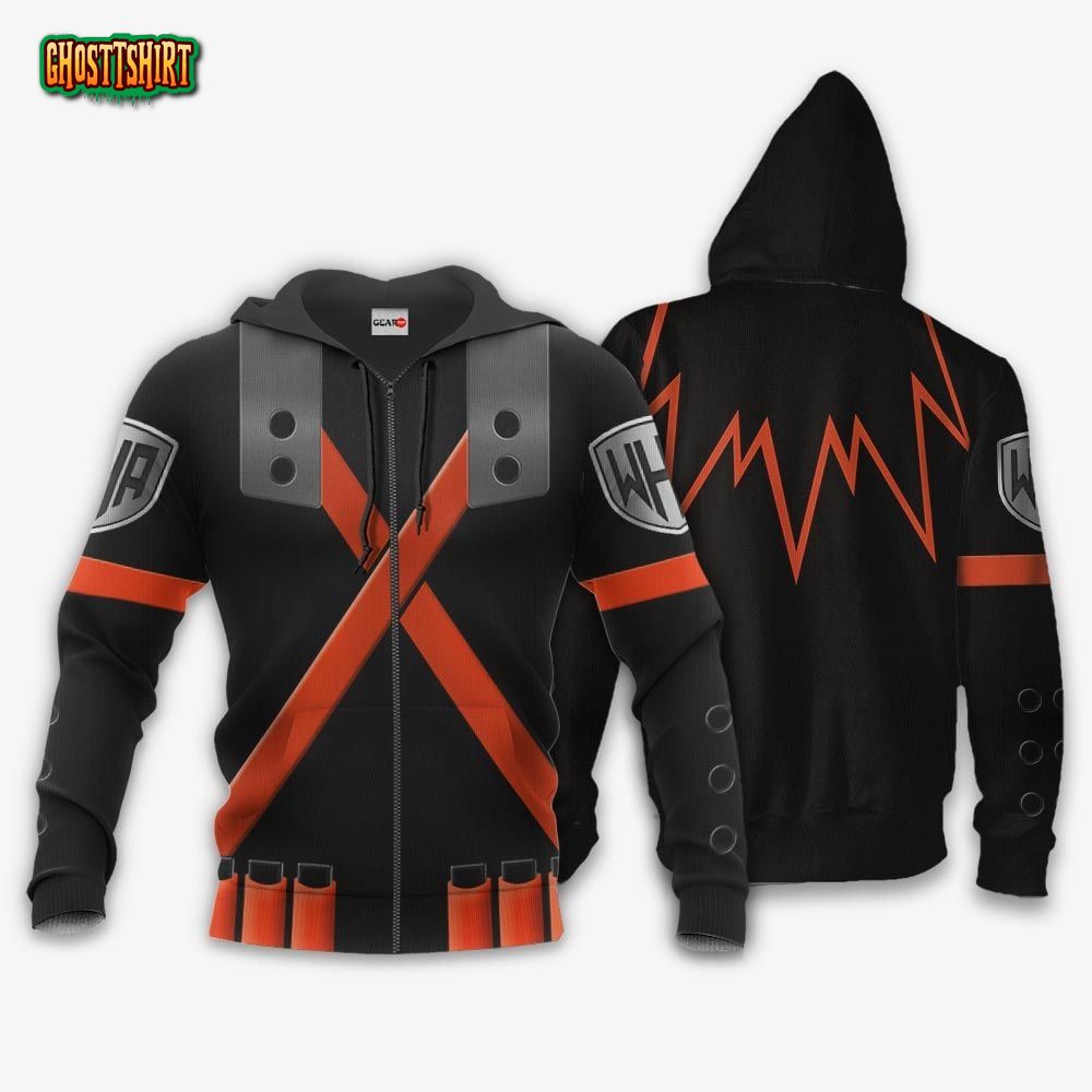 Musketeer Katsuki Bakugo Hoodie Anime Costume