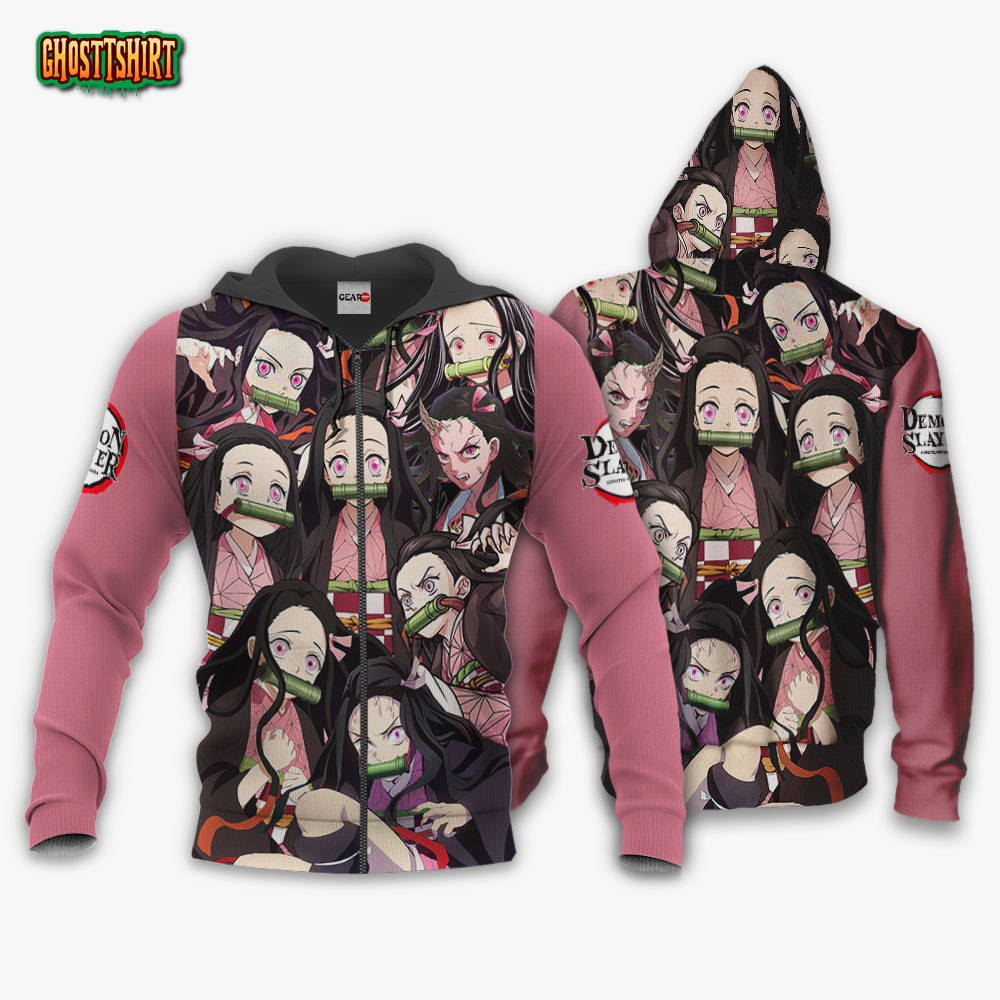 Nezuko Kamado Hoodie Custom Gift Idea Anime