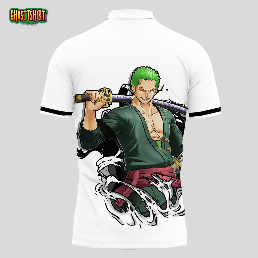 Roronoa Zoro Polo Shirt Custom